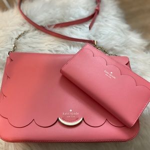 Kate Spade crossbody & matching wallet